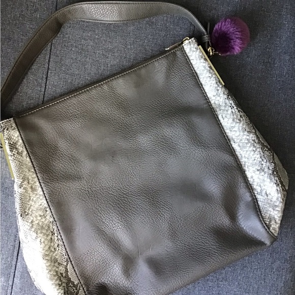 Olivia and joy gray tote bag - Picture 1 of 6